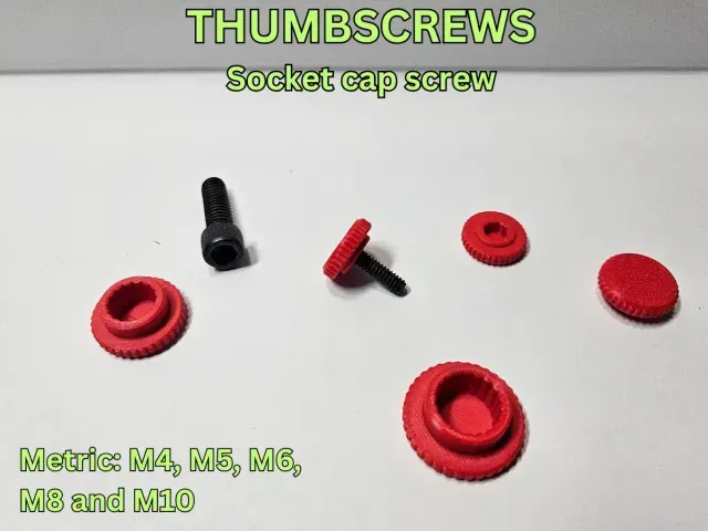 Thumb screws for socket cap screws - Metric — Фото 3 из 9