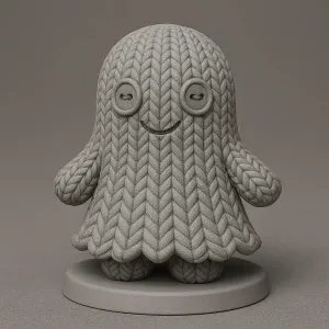 Halloween : Knitted ghost