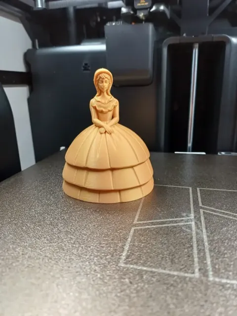 Elegant Victorian Lady Figurine — Image 3 of 5