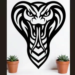 cobra tribal wall art