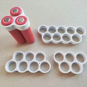 18650 Battery Compact Staggered Holder Set (3-9 Cells)