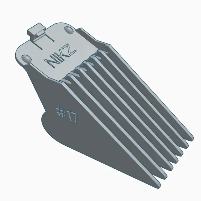 Hair Clipper Guard Comb 3D Custom Cutting Guide #17 – 53mm