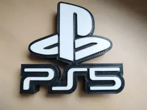 Playstation 5 icon brand decor