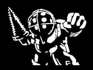 Bioshock Big Daddy Stencil