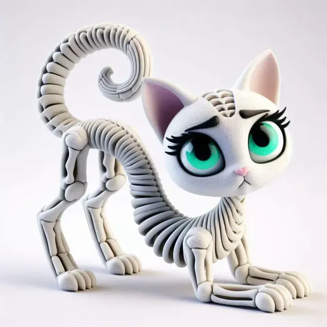 Flexi Monster High Halloween Cat