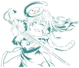 Rimuru Tempest stencil 3