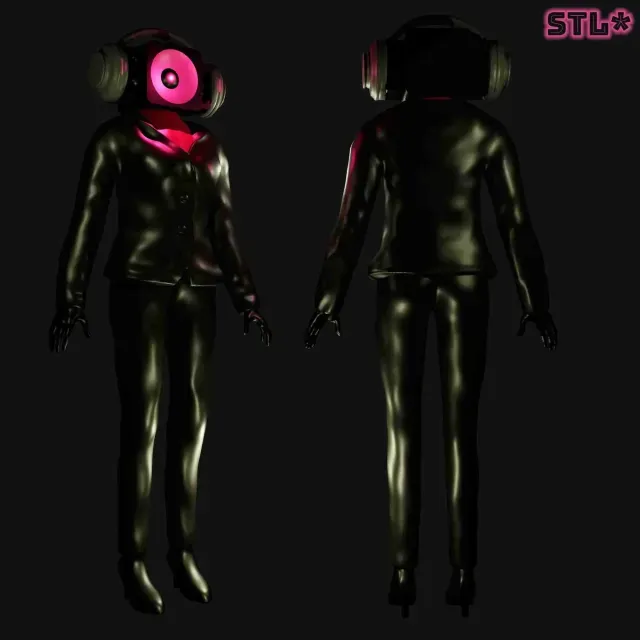 SPEAKER WOMAN FROM SKIBIDI TOILET | 3D FAN ART — Фото 3 из 5
