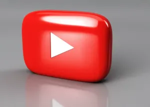 Giant YouTube Button - scaleable, prints w/o support