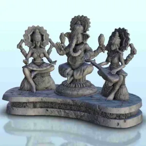 Indian Hindu Statue of Ganesha - Miniatures Warhammer Terrain