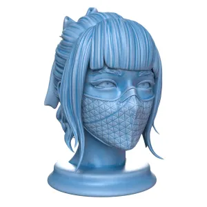 Bust Miniature "MASKED GIRL" Decoration
