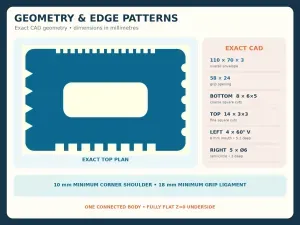 SpreadStep – Four-Edge Adhesive Spreader Card