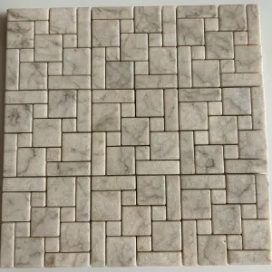 Worn Herringbone Stonework
