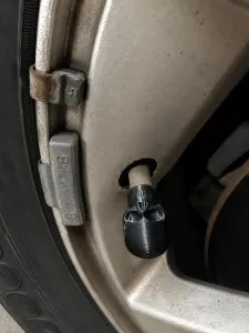Skull Tire Valve Cap / Car Air Valve Cap / Skull Cap