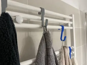 Bathroom Radiator Double Hook