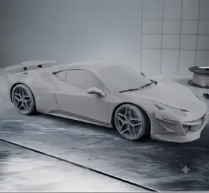 AUTO A ESCALA FERRARI 458 ITALIA 18x9cm