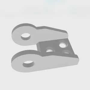 Cable chain end connector CR-M4 to Extruder/Hotend