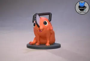 Pochita - STL ChainsawMan Anime Figurine for 3D Printing