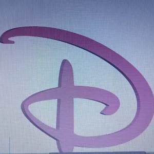 Disney-style letter D for event phrases