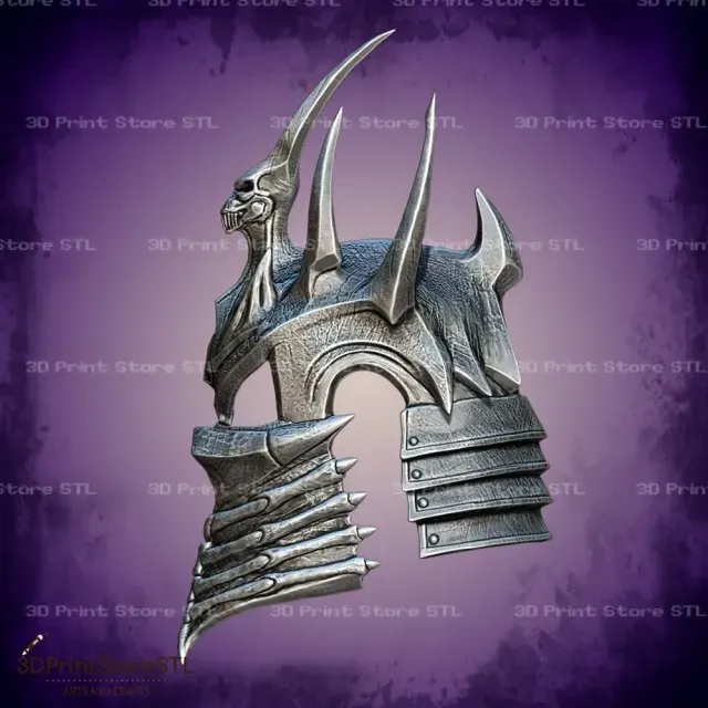 Lich King Helmet Cosplay World Of Warcraft - STL File — Фото 4 из 9