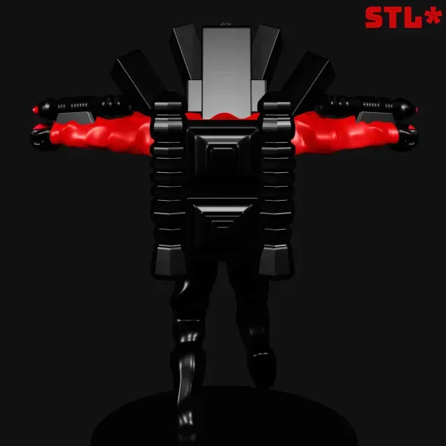 UPGRADED TITAN SPEAKERMAN FROM SKIBIDI TOILET | 3D FAN ART — Фото 5 из 9