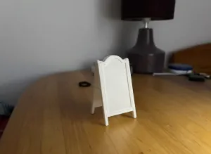 1:12 Scale Miniature Sidewalk Sign