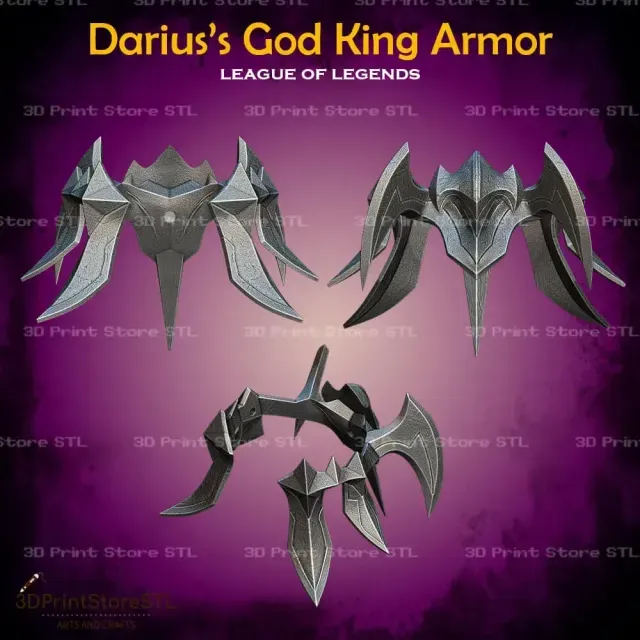 Darius God King Cosplay League of Legends - STL File — Фото 7 из 9