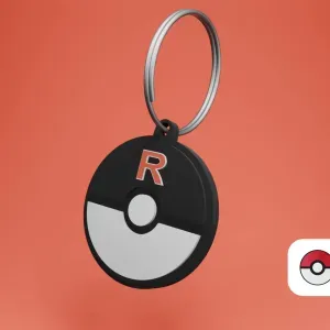 Team Rocket Ball | Pokemon Keychain Series