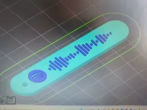 llavero Spotify canción incluida el taponazo