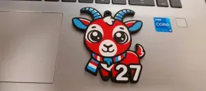 Flat Keychain "Goat 2027"