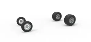 Wheel Set of Gasser Version 2 Scale 1:25