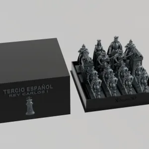 Caja de Colección magnética Tercio Español - Rey Carlos I