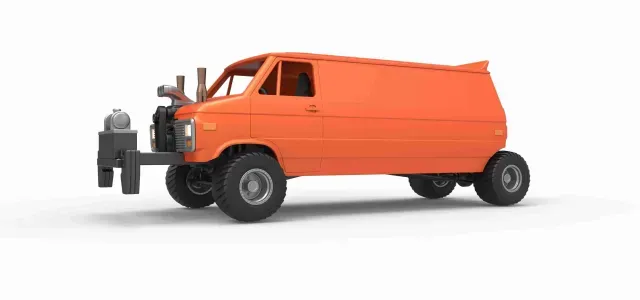 Pulling van 4wd Version 2 Scale 1:25 — Фото 2 из 9