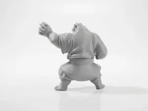 Kung Fu Panda Po Figurine Cartoon 3D Printable