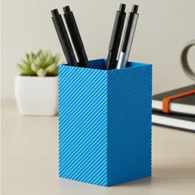 Minimalist Pen Holder Desk Organizer | Modern Office Stand