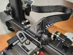 Ender 3 S1 (pro) extruder cable guide (Remixed model)