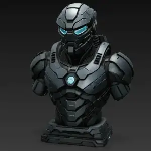 Bust of Elite Soldier