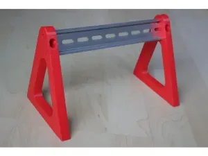 DIN Rail Stand v2 by philklaus