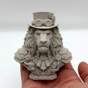 Lion Steampunk Bust