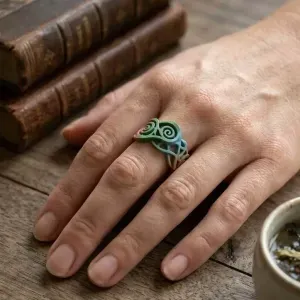 Organic Spiral Flow Ring – Noah0x03