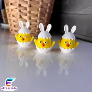 Easter Chick Egg Bunny - No Support