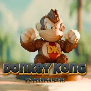Donkey Kong Figurine - Iconic Nintendo Character