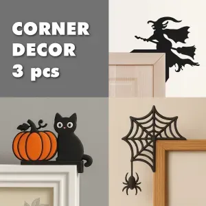 Halloween Door Corner Decoration Set, 3 pcs.