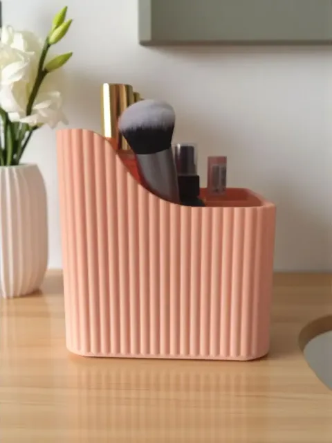 Ribbed makeup organizer with six compartments — Фото 5 из 7
