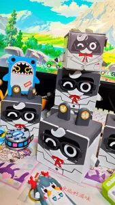 "Zenless Zone Zero x KFC Collab" Bangboo Storage Box Ornament | Shanhun Card Box, Small Card Holder, Desktop Ornament, Desktop Organizer, Merch