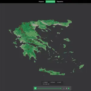 Regions of Greece. 3D Map puzzle (14-piece)