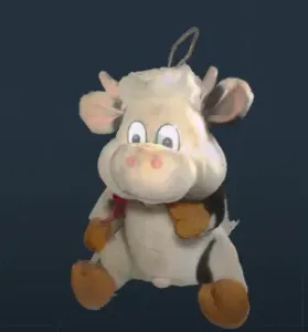 White cow plush