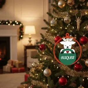 ADORNO DE NAVIDAD RENO-RAQUEL