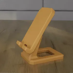 Modern Phone Stand STL 3D Print Desk Holder