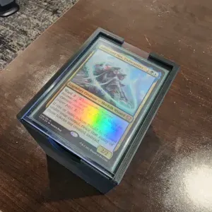 MTG Commander Deck Box with top loader lid