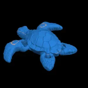 flexi nano sea turtle colored